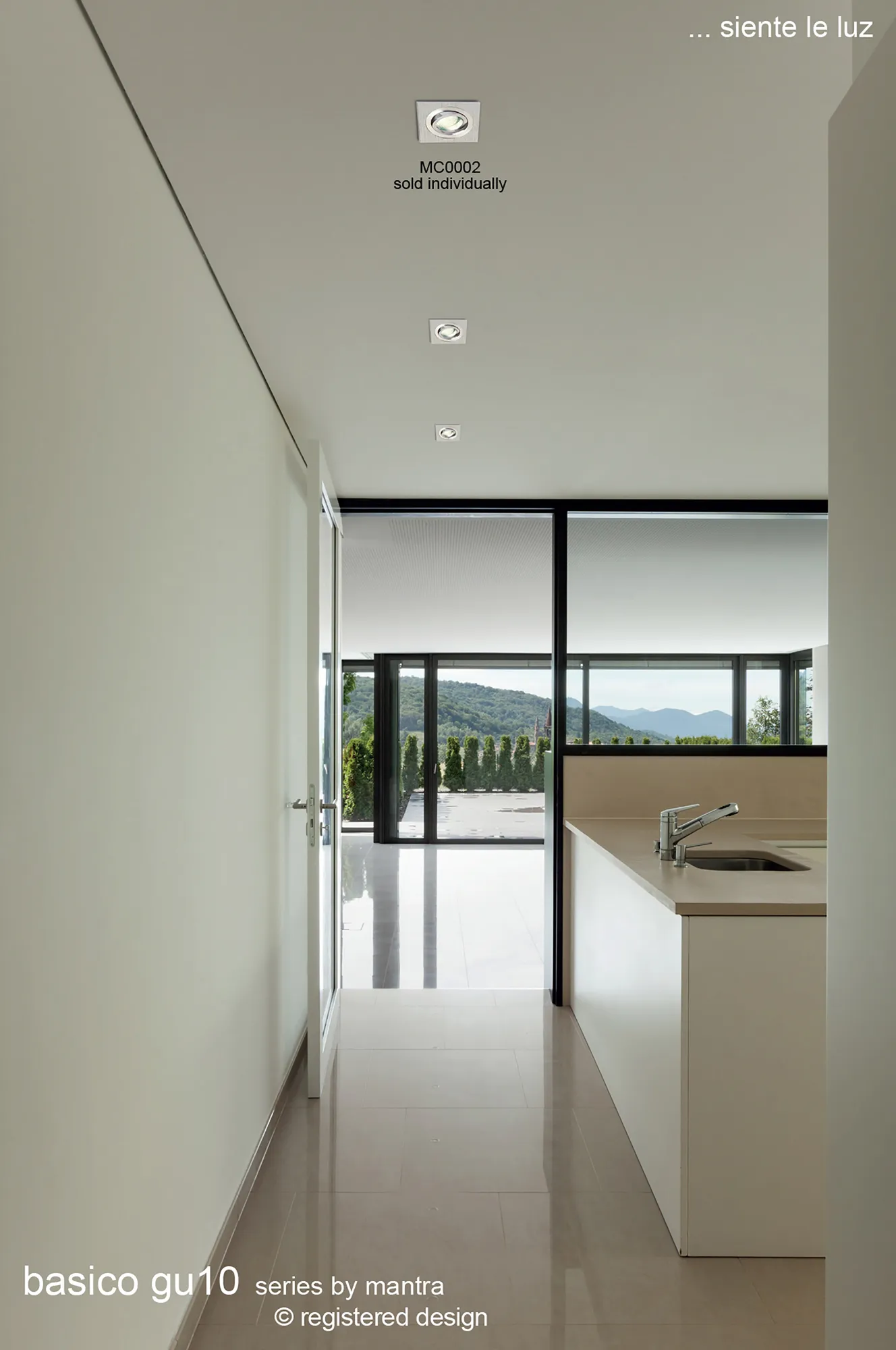 Basico GU10 Ceiling Lights Mantra Fusion Recessed Lights